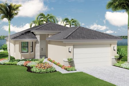 New construction Single-Family house Lucia, 12320 Southwest Calm Pointe Court, Port Saint Lucie, FL 34987 - photo