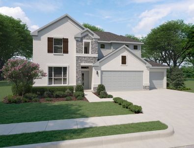 New construction Single-Family house 159 Rock Rose Circle, Lavon, TX 75166 Masters | Elevon 60's- photo 0 0