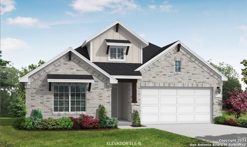 New construction Single-Family house 917 Pasture Rose, New Braunfels, TX 78130 Grandview (2041-CV-40)- photo 0