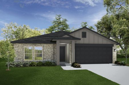 New construction Single-Family house 128 Lazy Lizzy Road, Jarrell, TX 76537 Trinity- photo 19 19
