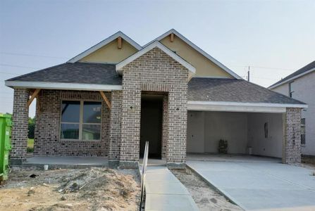 New construction Single-Family house 12343 Grassy Bend Drive, Mont Belvieu, TX 77523 Picasso Plan- photo 0 0