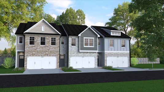 New construction Townhouse house 1140 Old Bankhead Highway, Mableton, GA 30126 - photo 0