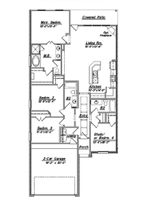 New construction Single-Family house Floor Plan 1759, 13231 Blass Court, Houston, TX 77044 - photo