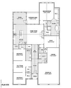 New construction Single-Family house Plan 1670, 4471 Acacia Pkway, Prosper, TX 75078 - photo