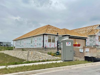 New construction Single-Family house 919 Palo Brea Loop, Hutto, TX 78634 Livingston Homeplan- photo 4 4