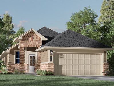 New construction Single-Family house 21620 Alberta Forest Circle, Magnolia, TX 77355 Conley- photo 1 1