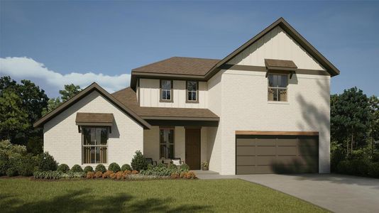 New construction Single-Family house 4021 Cherrybark Drive, Denton, TX 76208 The Fredericksburg- photo 2 2