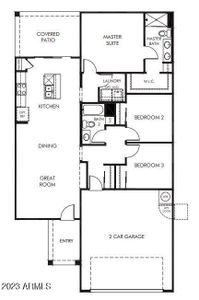 New construction Single-Family house 20575 N Candlelight Road, Maricopa, AZ 85138 Bowie- photo 3 3
