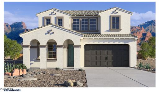 New construction Single-Family house 7406 W Whitehorn Trail, Peoria, AZ 85383 Miraval II- photo 0