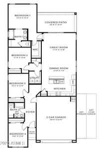 New construction Single-Family house 10344 W Sonrisas Street, Tolleson, AZ 85353 Palo Verde- photo 3 3