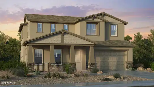 New construction Single-Family house 8042 E Quartet Avenue, Mesa, AZ 85212 Lewiston- photo 0