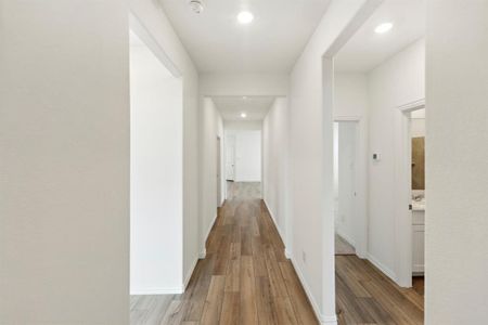 Hall featuring hardwood / wood-style floors