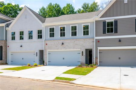 New construction Townhouse house 691 Sunstone Lane, Lawrenceville, GA 30043 Brooks- photo 0