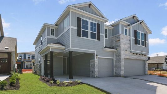 New construction Single-Family house The Abbey: Carport, 20501 Tractor Drive, Pflugerville, TX 78660 - photo