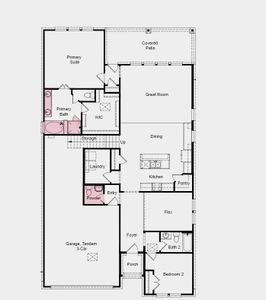 Structural options include: shower mud set at bath 2, bath 4, half bath in lieu of storage, slide in tub at primary bath.