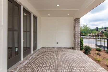 View of patio / terrace with fenced front yard . Not the actual unit