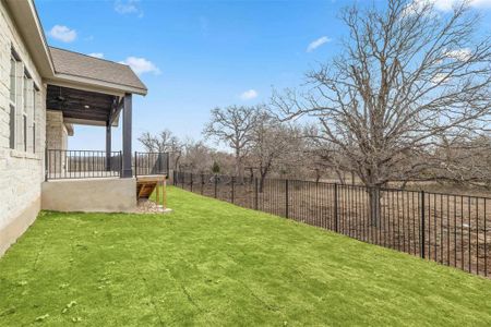 New construction Single-Family house 712 Great Lawn Bend, Liberty Hill, TX 78642 Chesapeake- photo 34 34