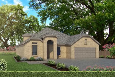 New construction Single-Family house The McLean, 100 Hamilton Branch, Liberty Hill, TX 78642 - photo