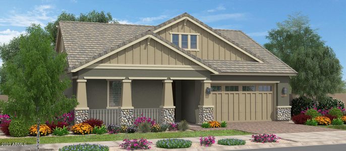 New construction Single-Family house 22931 E Mayberry Road, Queen Creek, AZ 85142 - photo 3 3