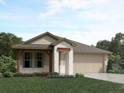 New construction Single-Family house The Hughes (841), 1520 Homestead Farms Drive, Round Rock, TX 78665 - photo