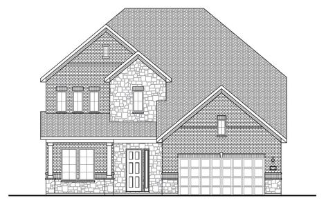 New construction Single-Family house 5 Poppy Hills Court, Manvel, TX 77578 Aurora C- photo 3 3