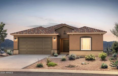 New construction Single-Family house 25283 W Chanute Pass, Buckeye, AZ 85326 Poppy- photo 0