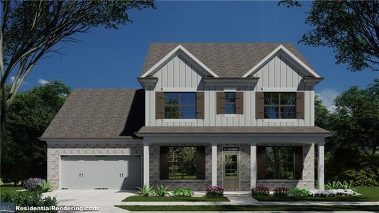 New construction Single-Family house 2865 S Waterworks Road, Buford, GA 30518 LakeHurst- photo 0