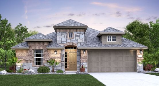 New construction Single-Family house Rosso, 32118 Lemon Mint, Bulverde, TX 78163 - photo