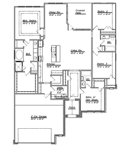 New construction Single-Family house Floor Plan 2175, 10002 Whitney Reach Dr., Rosharon, TX 77583 - photo