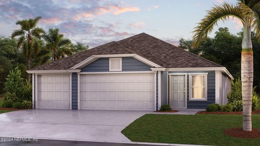 New construction Single-Family house 110 Hulett Woods Road, Palm Coast, FL 32137 - photo 0 0
