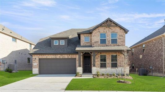 New construction Single-Family house 21843 Carballo Oak Trail, Tomball, TX 77377 Sequoia II V- photo 0