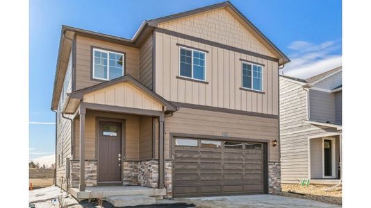 New construction Single-Family house 17961 Dandy Brush Drive, Parker, CO 80134 ELM- photo 0