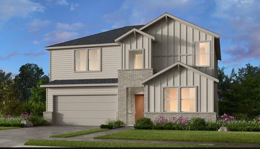 New construction Single-Family house 1100 Betten Bronco Drive, Fort Worth, TX 76052 Lavaca- photo 0
