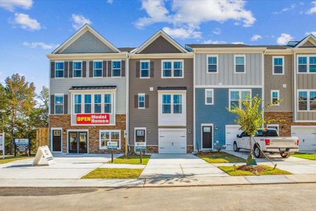 New construction Townhouse house 801 Parc Townes Drive, Wendell, NC 27591 - photo 0