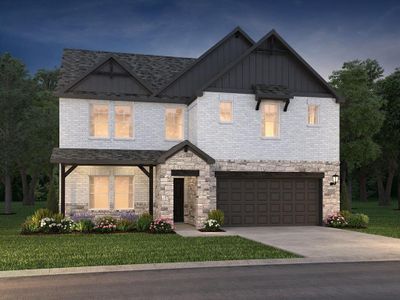 New construction Single-Family house 1161 Sage Drive, Lavon, TX 75166 The Haskell- photo 0