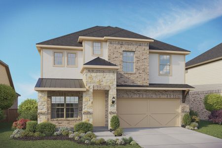 New construction Single-Family house 156 Founders Grove Loop, Willis, TX 77318 Enclave Series - Capri II- photo 1 1
