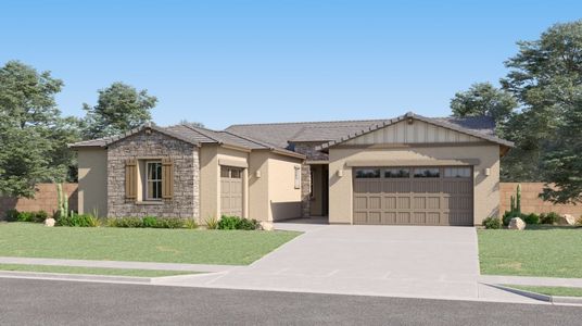 New construction Single-Family house 3189 E Saddletree Way, San Tan Valley, AZ 85140 Evolution- photo 0 0