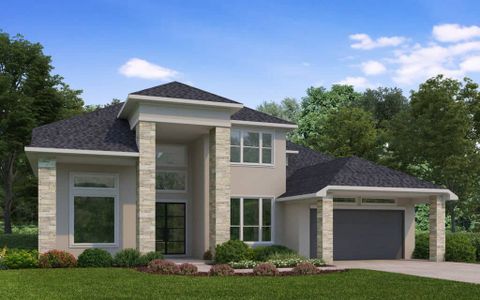 New construction Single-Family house Milan 4597, 3814 Tartan Lane, Houston, TX 77025 - photo