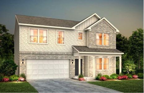 New construction Single-Family house 505 Elkwood Lane, Mcdonough, GA 30252 Hampton- photo 0 0