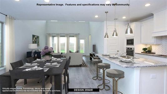 New construction Single-Family house 120 Shadduck Way, Liberty Hill, TX 78642 Design 2594W- photo 1 1