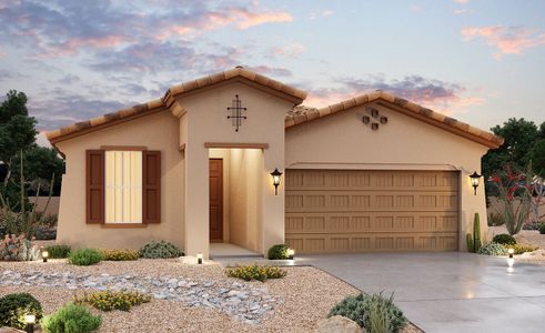 New construction Single-Family house 24240 W. Hess Avenue, Buckeye, AZ 85326 Castillo Series - Acacia- photo 0