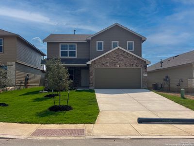 New construction Single-Family house 3644 Rusted Copper, Bulverde, TX 78163 The Walsh- photo 0