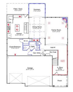 New construction Single-Family house 435 Rowley Lane, Summerville, SC 29486 Warwick- photo 0