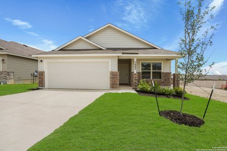 New construction Single-Family house 7662 Granger Cove, San Antonio, TX 78252 The Berkley- photo 0 0