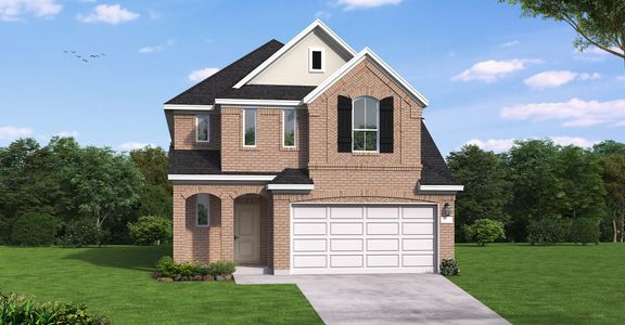 New construction Single-Family house Weimar (2555-HV-30), 446 Lake Day Drive, Conroe, TX 77304 - photo