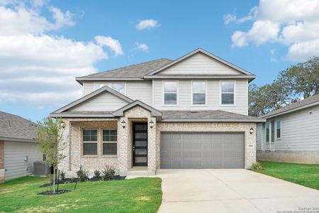 New construction Single-Family house 25819 Marigold Oaks, Boerne, TX 78006 The Reynolds (890)- photo 0