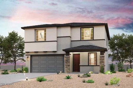 New construction Single-Family house 35635 W La Paz St Street, Maricopa, AZ 85138 Plan 5- photo 0