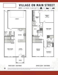 Whether you are just starting out or right sizing, our Boyd floor plan is the perfect home for you!