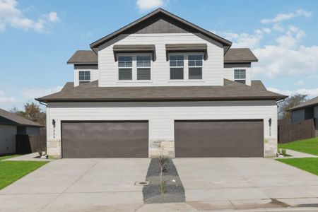 New construction Duplex house 278 Barton Crossing, Buda, TX 78610 - photo 0