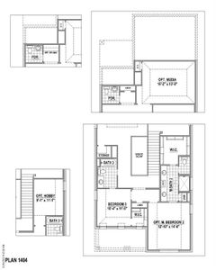 New construction Single-Family house 3910 Stars, Celina, TX 75078 Plan 1404- photo 3 3